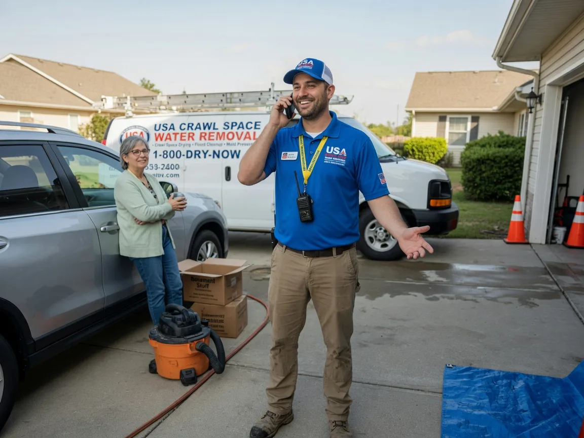 Crawl Space Water Removal Almyra, AR FAQs